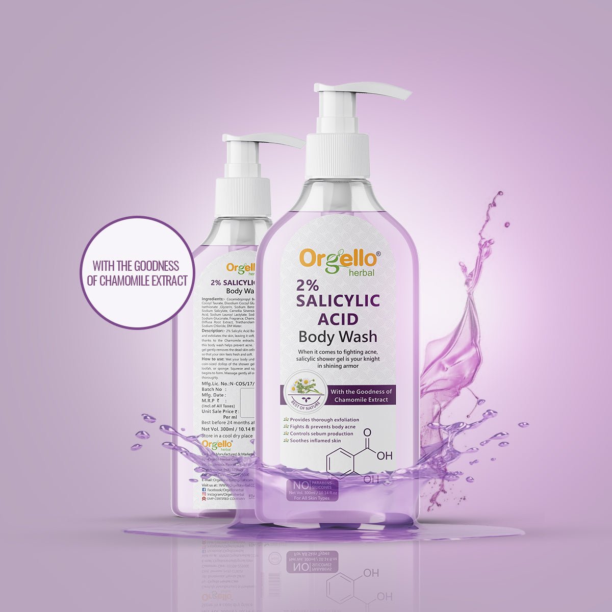 2%Salicylic Acid Body Wash - 300ml - simple